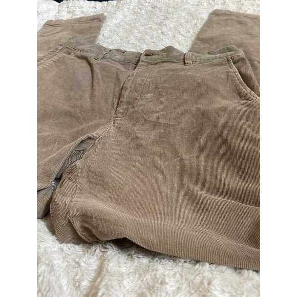 Jos A Bank Reserve Men's Tan Corduroy Bottoms Pants Size 34X34 (Runs Small) - Picture 2 of 8